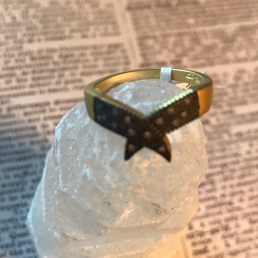 Freida Rothman Indigo Armour Pointed Ring - Picture 6 of 8